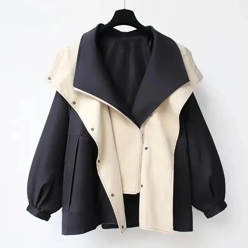 Women's Windproof Trench Jacket