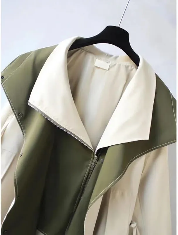 Women's Windproof Trench Jacket