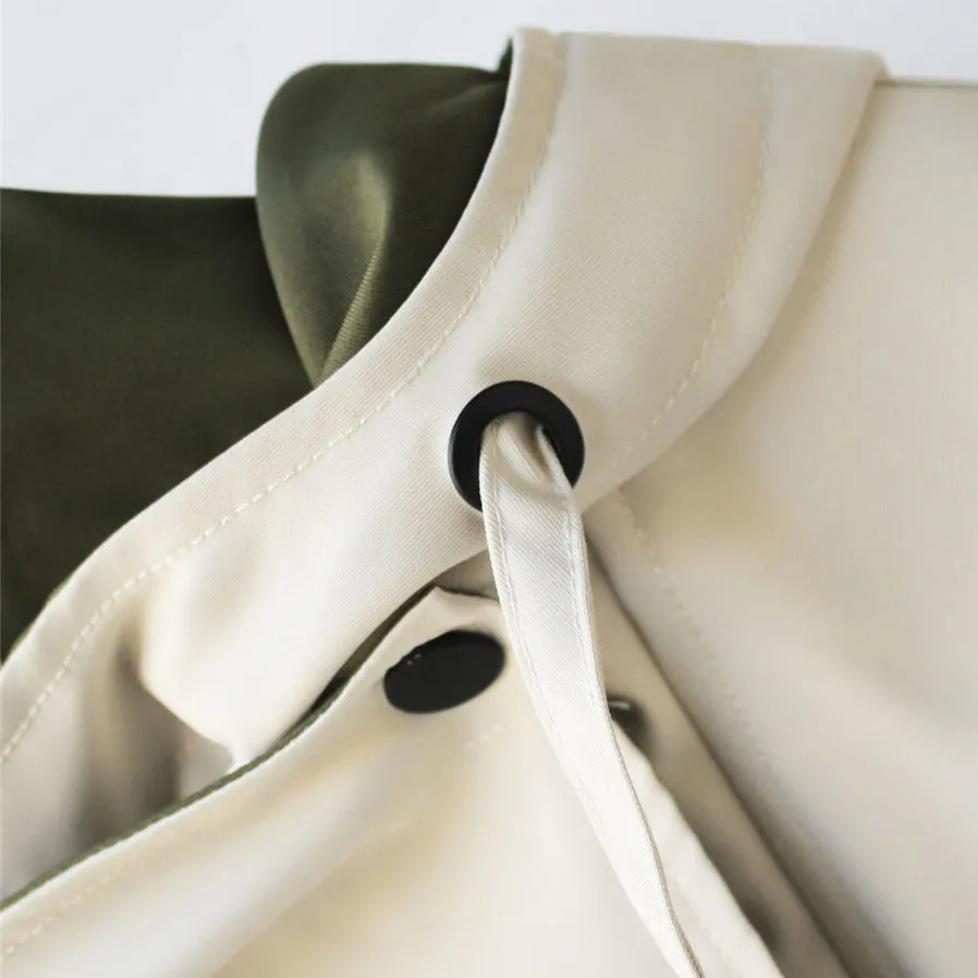 Women's Windproof Trench Jacket