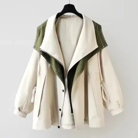 Women's Windproof Trench Jacket