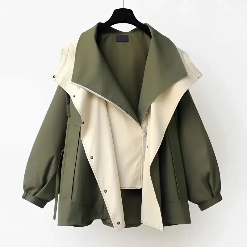 Women's Windproof Trench Jacket
