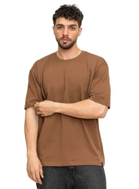 Wood Over Size Round T-Shirt