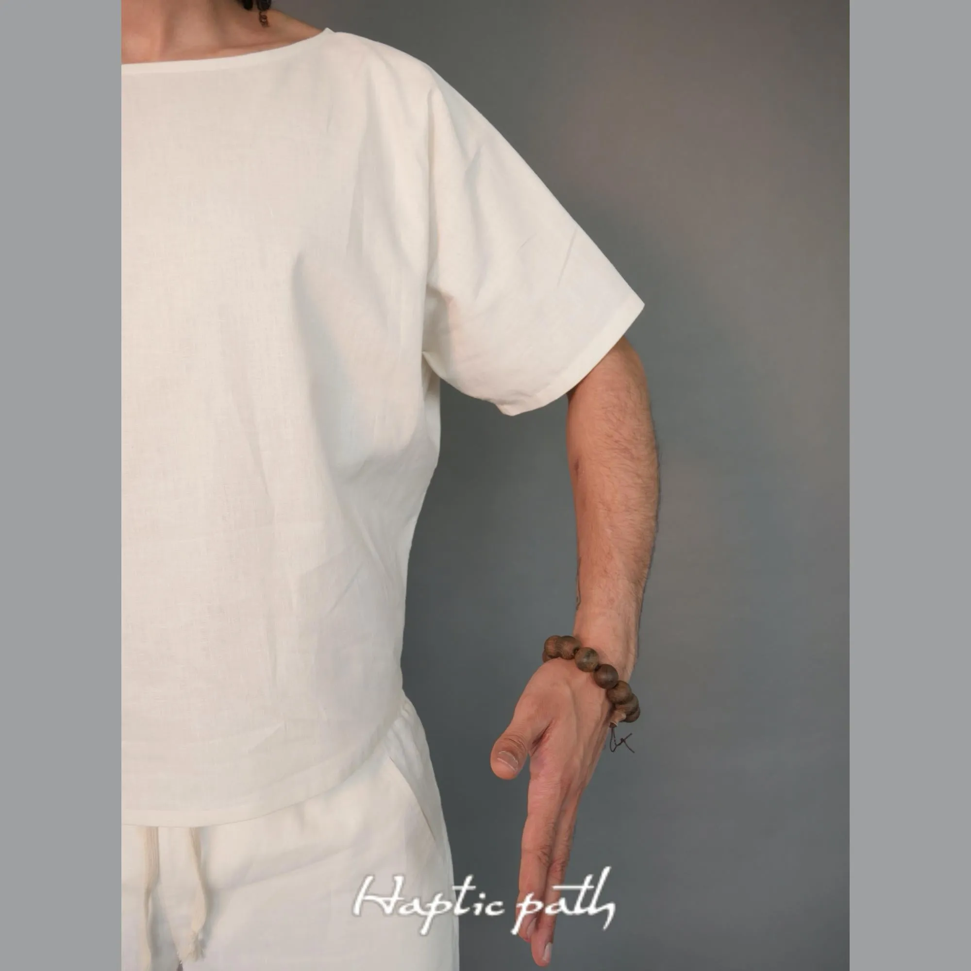 Woven organic t-shirt SIMOOM
